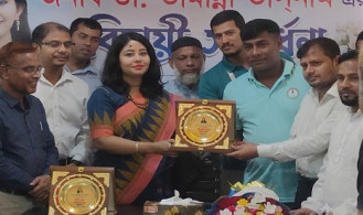 কাপাসিয়া উপজেলা নিবার্হী অফিসারকে প্রেসক্লাবের পক্ষ থেকে বিদায়ী সংবর্ধনা