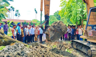 দুই নেতার নেতৃত্বে শুরু ত্রিশ বছরের জলাবদ্ধতা নিরসনের কাজ