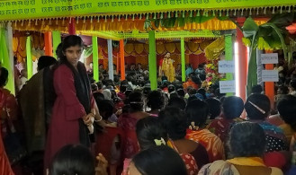 হাজারো ভক্তের ঢল, এইতো মধুর বৃন্দাবন