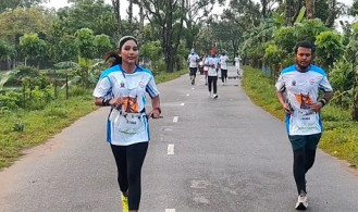 ঠাকুরগাঁওয়ে রাষ্ট্রপতিকে উৎসর্গ করে হাফ ম্যারাথন
