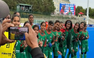 মালয়েশিয়াকে হারিয়ে পঞ্চম হয়ে ফিরছে হকির মেয়েরা