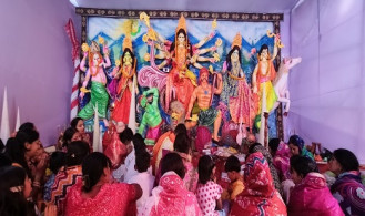 মহম্মদপুরে মহাষ্টমী উদযাপন, ১২৮ মন্দিরে চলছে দুর্গোৎসব