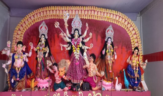 পাংশায় মহাসমারোহে শারদীয় দুর্গাপূজা অনুষ্ঠিত 