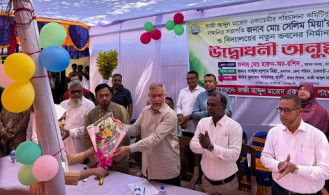 কাজী আব্দুল মাজেদ একাডেমির নতুন পরিচালনা পরিচালনা পর্ষদের সভাপতির সংবর্ধনা 