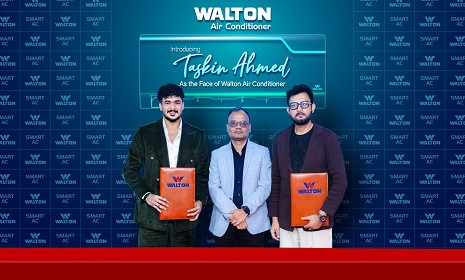 ‘ফেস অব ওয়ালটন এসি’ হলেন ক্রিকেটার তাসকিন