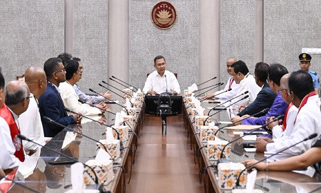 প্রধানমন্ত্রীর সঙ্গে প্রোটেস্ট্যান্ট চার্চ নেতাদের ইস্টার সানডের শুভেচ্ছা বিনিময়