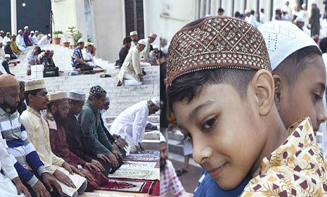 বায়তুল মোকাররমে মুসল্লির ঢল