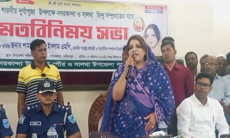 পূজামণ্ডপের নিরাপত্তা নিশ্চিতে এক সপ্তাহের সময় বেঁধে দিলেন শামা ওবায়েদ