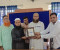 সালথায় ডা. আবুল হাসানকে বদলীজনিত বিদায় সংবর্ধনা