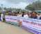 শ্যামনগরে বিদ্যুৎ বিভ্রাটের প্রতিবাদে মানববন্ধন প্রতিবাদ সমাবেশ