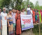 শ্যামনগরে মাদার নদীর বাঁশের সাঁকোতে জীবনের ঝুঁকি, সেতুর দাবিতে মানববন্ধন