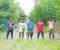 রাস্তা সংস্কার না হওয়ায় ধান রোপণ করে প্রতিবাদ